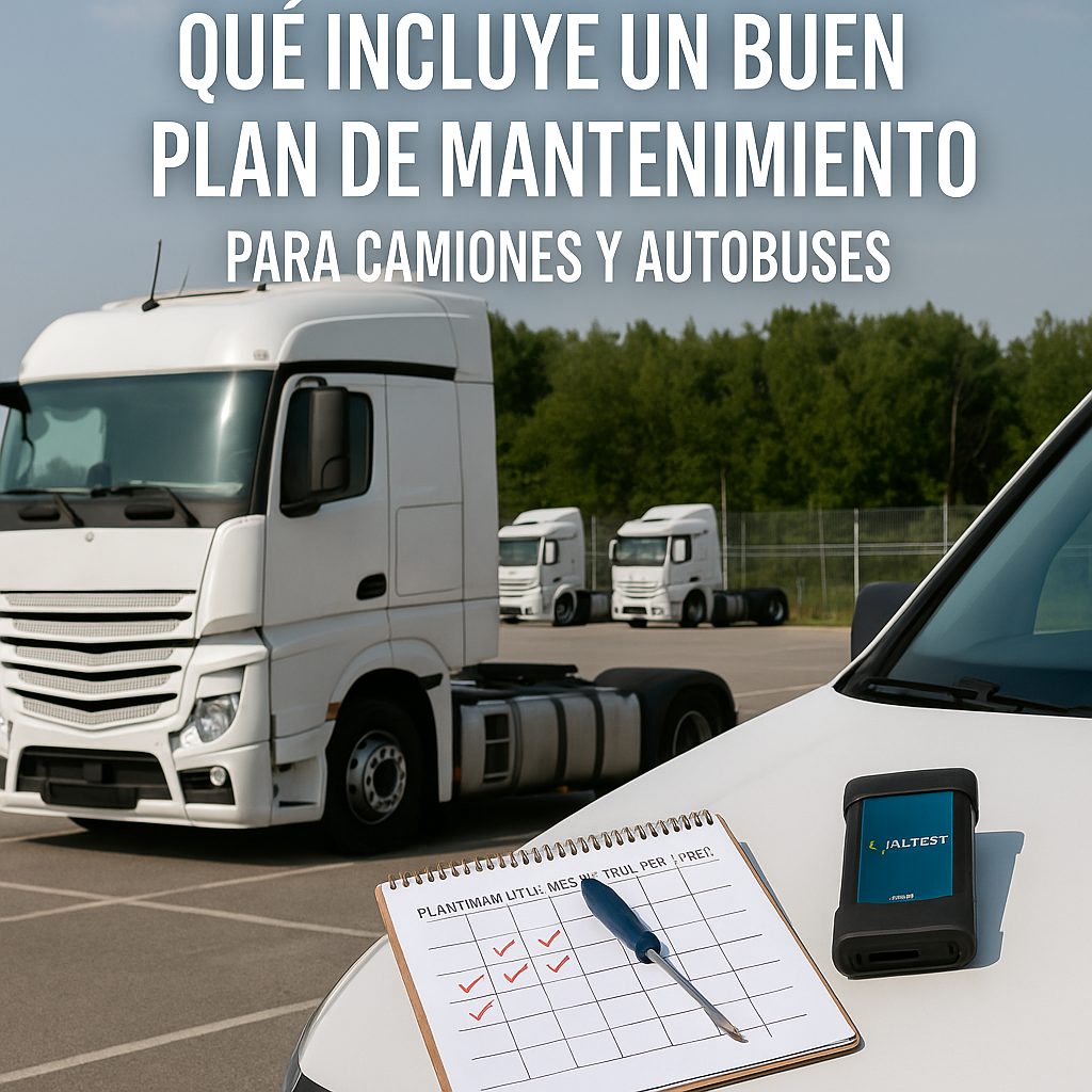 Que incluye un buen plan de mantenimiento para camiones y autobuses